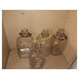 Bowman large milk jars.