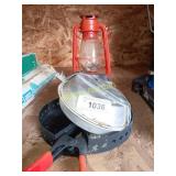 Mess pans and lantern
