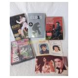 Elvis DvDs (Unopened) (4), Coasters (2)  +