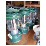 Coleman lanterns (4)