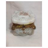 White Glass Jewelry Case +