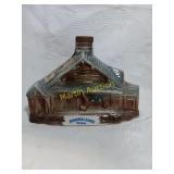 Jim Beam Empty Log Cabin Bottle +
