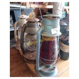 Camp lanterns (3) Dietz,  liberty