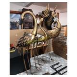 Bird statues