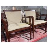 Two wooden chairs
