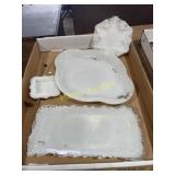 Antique glass plates