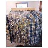 Heavy duty flannel men's shirts
