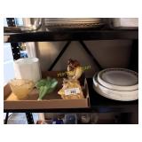 Plates, vase and decor