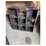 Wooden shelving