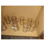 Glass mugs
