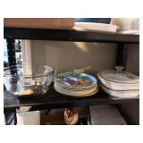 Mixing Bowl, Plates, Casserole Dish