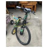 One adult mountain bike, huffy plus one John