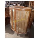 Vintage buffet table and display cabinet
