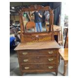 Antique dresser plus mirror