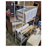 Shelf with contents