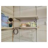 Shelf contents, scale