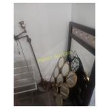 Lamp and mirrors decor