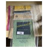 Antique Ford tractor operators manuals