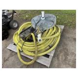 Pond water jet fountain