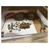 Antique coins plus miscellaneous