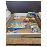 Box of baseball cards