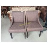 Brown chairs