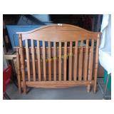 Grow with kid bedframe, crib, toddler, full