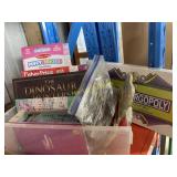 Tote of childrenï¿½s books and puzzles