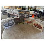 Dodge charger, 66 barracuda, 53 Studebaker, 49