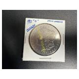 1887 Morgan silver dollar  TJ