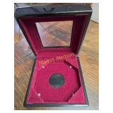 Lighted display box w/ 2 cent piece