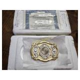 Montana quarter belt buckle