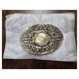 Wyoming quarter belt buckle