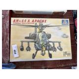 AH 64 Apache attack helicopter unopened box