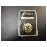 1959 uncirculated Franklin half dollar  TI