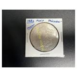 1882 Morgan silver dollar  TJ