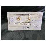 Gold &Silver Kennedy Half Dollar Coins,  TB