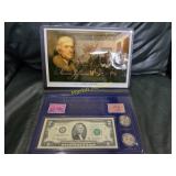 Thomas Jefferson Collection Set with $2 Bill,   TB
