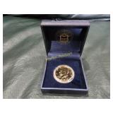 1980 Kennedy Half Dollar Gold-Plated Coin    TB