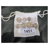 Collection of Vintage U.S. Coins Incl Silver    TB
