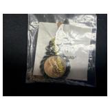 Necklace with gold coin  TJ