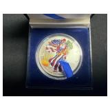 2001 walking liberty Silver dollar  TJ