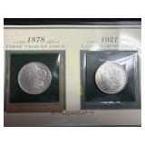 First and last year, Morgan Silver dollars  TJ