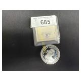 Liberty silver dollar