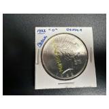 1922 Peace silver dollar  TJ