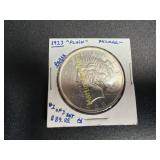 1923 Peace silver dollar  TJ