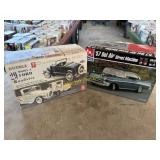 29 Ford roadster, 57 Bel-Air opened boxes