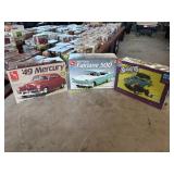 49 Mercury, 57 Ford Fairlane, Slamm model kit