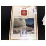 Five cent coin issued 1935 and national parks   TM