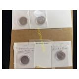 Two 2011 and two 2012 Kennedy half dollars  TE